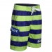 APTRO Mens Swimming Trunks Stripes Beach Surf Board Shorts