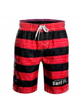 APTRO Mens Swimming Trunks Stripes Beach Surf Board Shorts