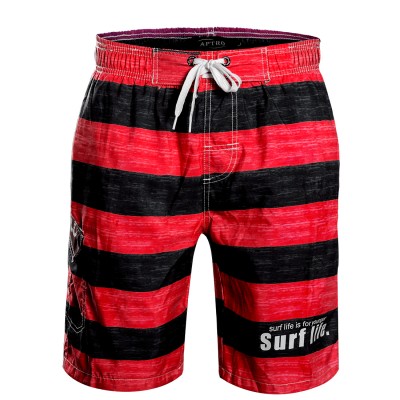 APTRO Mens Swimming Trunks Stripes Beach Surf Board Shorts