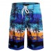 APTRO Men's Summer Board Short Coconut Tree Beach Surf Shorts