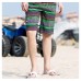 APTRO Men's Swim Trunks Stripes Fashion Printing Summer Shorts