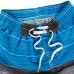 Mens Stripes Quick Dry Swim Trunks Board Shorts