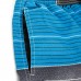 Mens Stripes Quick Dry Swim Trunks Board Shorts