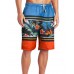 APTRO Men's Summer Floral Printing Beach Short