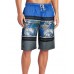 APTRO Men's Summer Floral Printing Beach Short