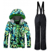 APTRO Boys Windproof Ski Suit children/Kids Snow Skiing Waterproof Jacket and Pants Set