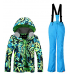 APTRO Boys Windproof Ski Suit children/Kids Snow Skiing Waterproof Jacket and Pants Set