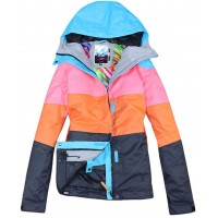 APTRO Women's High Windproof Technology Colorfull Printed Ski Jacket Wear