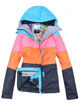 APTRO Women's High Windproof Technology Colorfull Printed Ski Jacket Wear