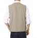 APTRO Men's 100% Cotton Outdoor Multi Pocket Vest